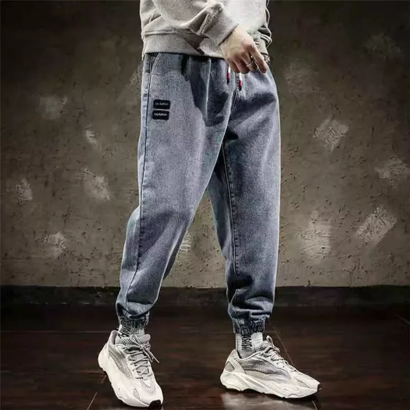 

2023New Jeans Men Pants Trendy Male Streetwear Jogging Pants Outdoor Loose Trousers Casual Comfort Washed Denim Jeans 2021 New