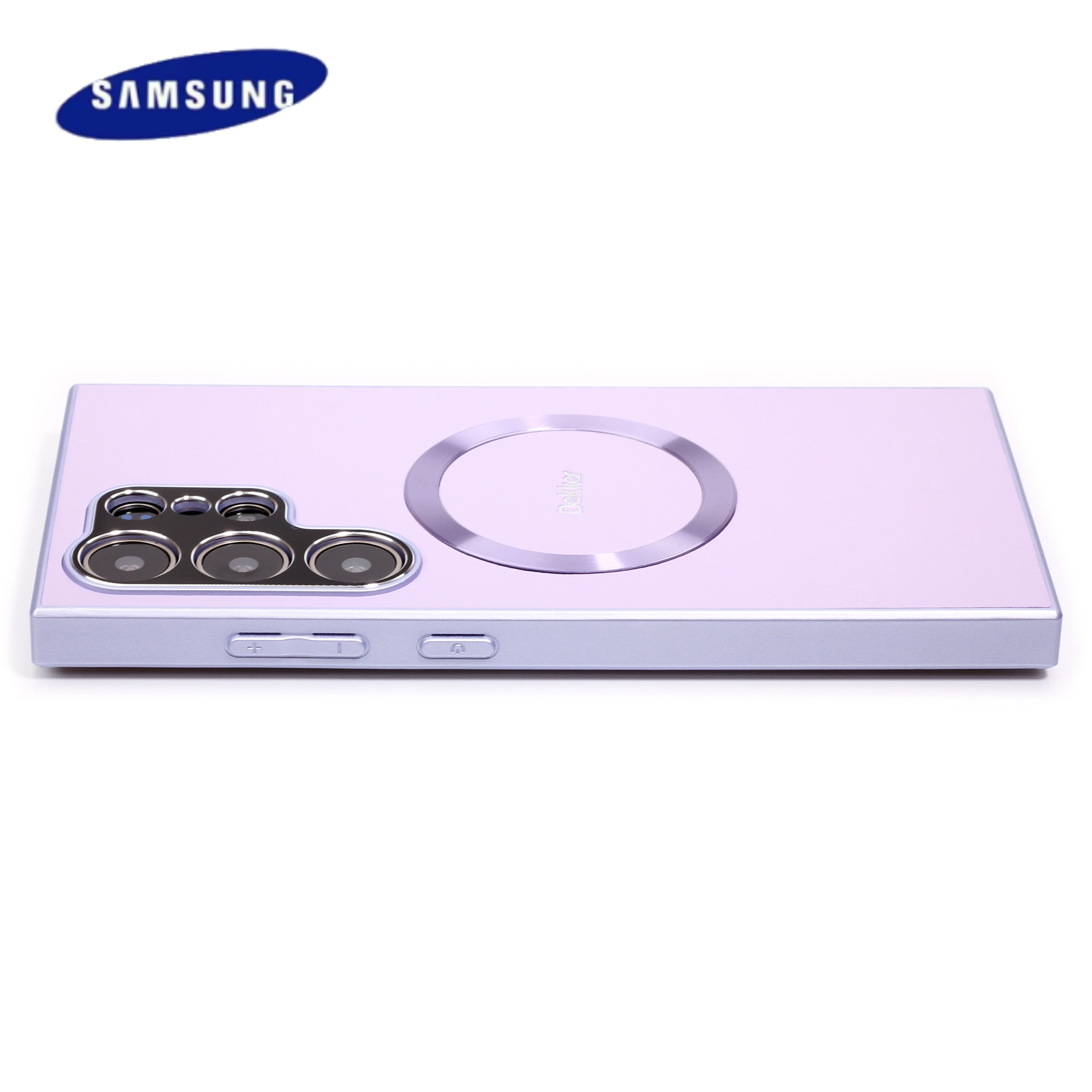 Роскошный деловой кожаный магнитный чехол для телефона Samsung S23 S24 с