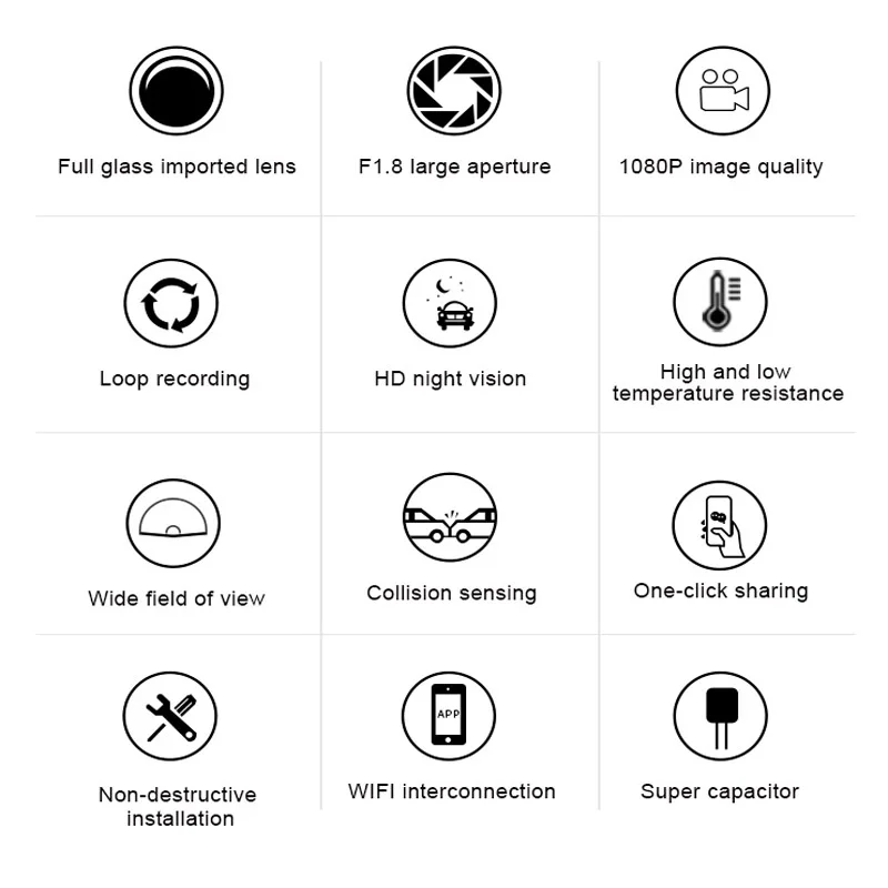 Скрытый видеорегистратор HD 1080P автоматическая видеозапись устройство для