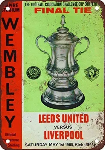 

Металлическая вывеска 1965, Лидс против УКРАШЕНИЯ эмблемы, винтажный семейный Ресторан, Бар, пещера, открытый бассейн, винтажный жестяной зна...