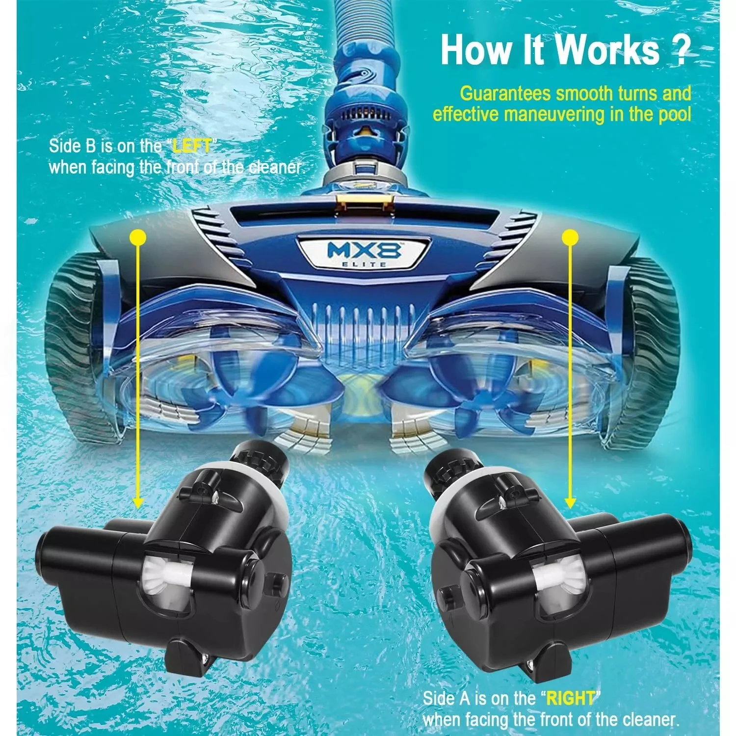 Фото 2 шт. R0524700 и R0524800 боковое устройство управления A&B для Zodiac Baracuda MX8 Elite Cleaner в земле автоматический робот-пылесос для бассейна №2