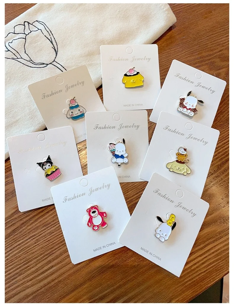 Брошь Hello Kitty булавка милый мультяшный значок сумки аксессуары для одежды оптовая
