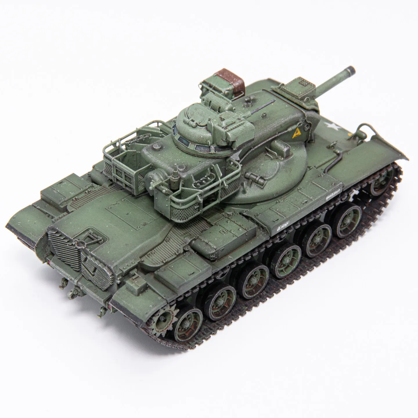Фото Масштабная модель AM 1:72 из смолы # Модель основного боевого танка 53 M60A2, военная техника, классические игрушки, подарки, сувениры, статическая модель для демонстрации №2