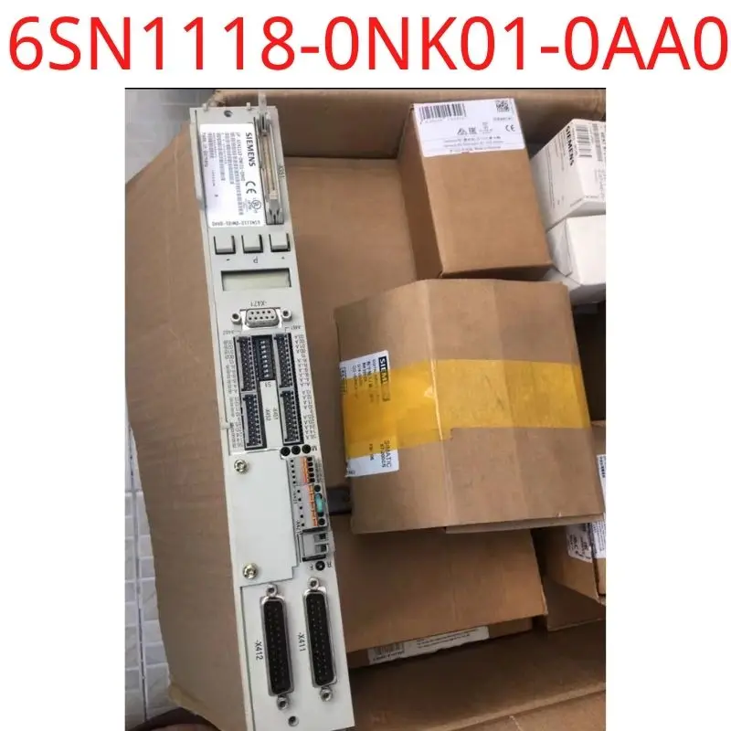 

used Siemens 6SN1118-0NK01-0AA0 SIMODRIVE 611 U HR 2-axis Control Unit resolver speed/torque setpoint expandable by opti test ok