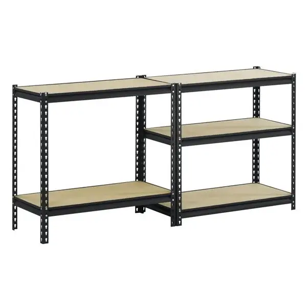 

45 x 90 x 180cm 5 Tiers Powder Coated Storage Rack Black Kitchen Storage Rack Household Holder Accessories Shelf