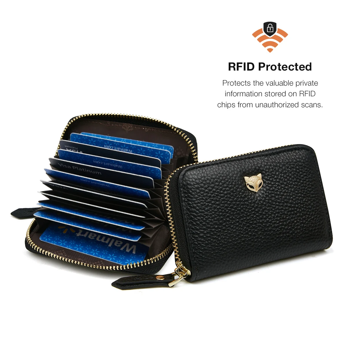 FOXER Fashion Small Wallet Ladies Chic Coin Purse High Quality Split Leather Short Wallet Brand Multi Card Zipper Wallet In Hand