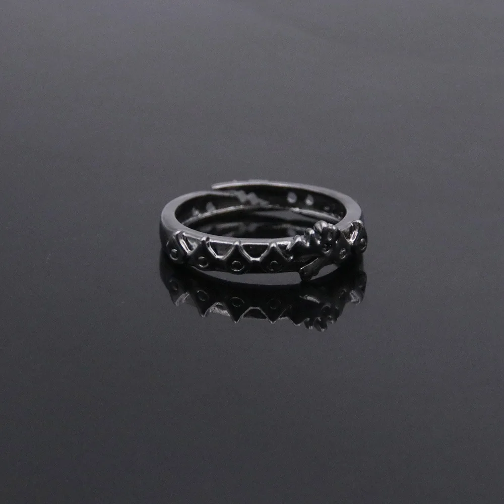 

Anime Seven Sins Ring, Demon Clan Meliodas Tattood Biting Tail Dragon, Same Role Playing Cos Neutral Ring