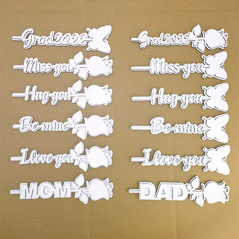 Сублимационный бланк из МДФ "Роза" - лучший подарок для романтической свадьбы, годовщины, Дня матери, Дня святого Валентина, модного праздника.