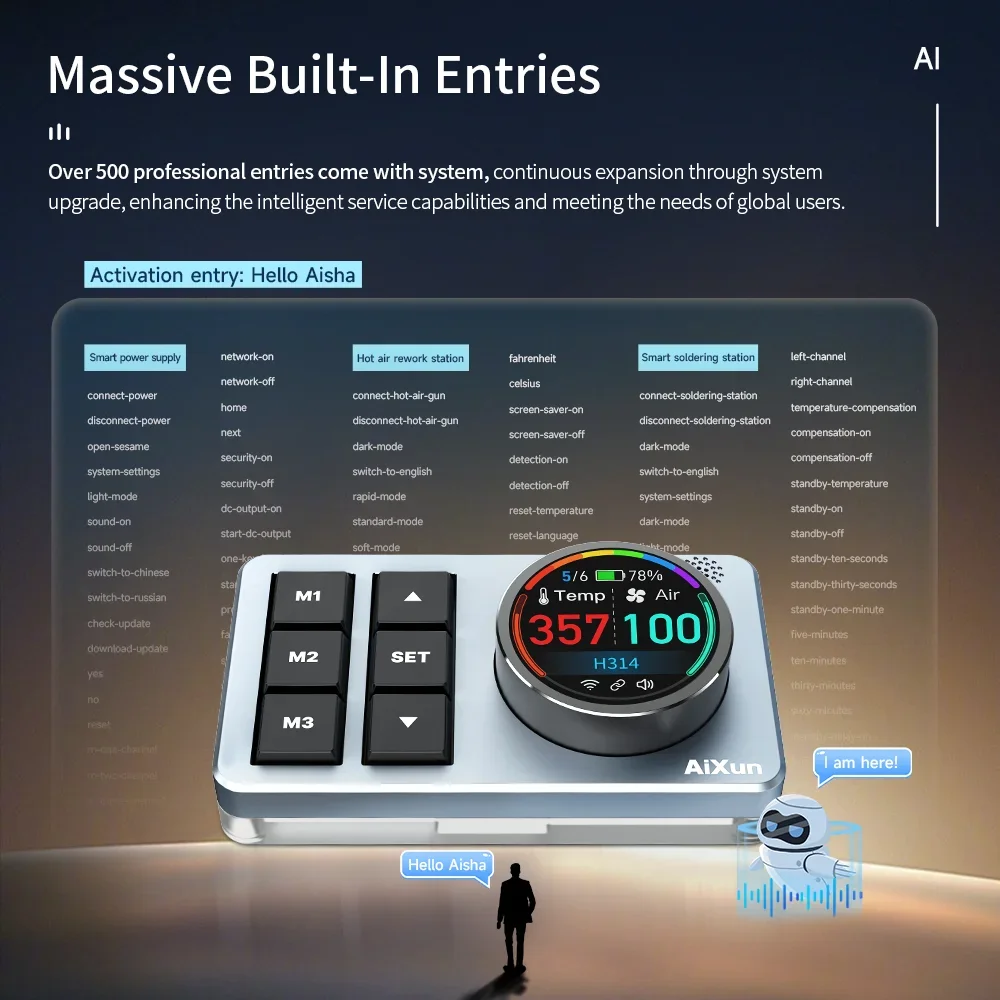 Голосовое управление TYPE-C/2 4G Bluetooth-соединение Aixun T320 P3208 H312 H314 T380 T420D