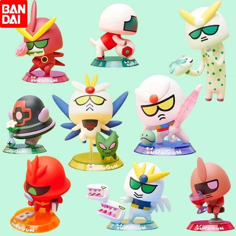 Фото Коллекционная модель Bandai Namco Yurugun Gundam Unicorn QMSV Abstract Blind Box: Модная художественная игрушка для взрослых коллекционеров и любителей хобби №1