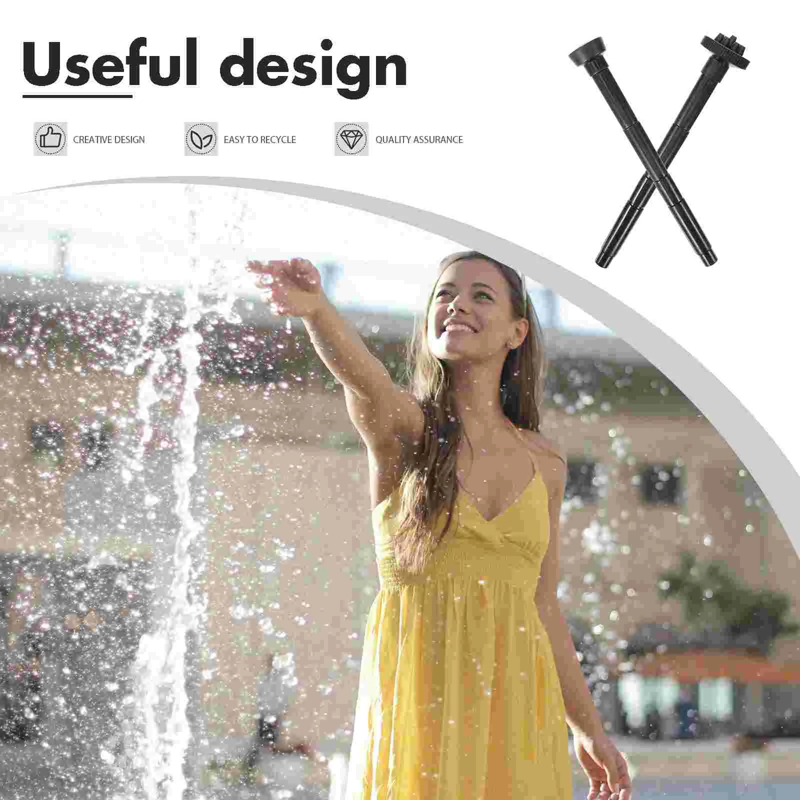 Бутылка для воды Маленькая головка фонтана Спринклер Открытая пластиковая