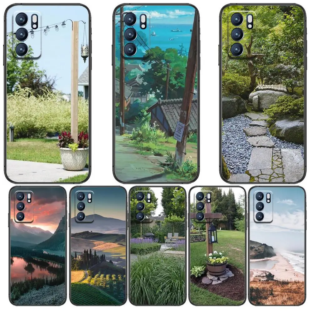 

beautiful scenery For Realme C3 Case Soft Silicon Back cover OPPO Realme C3 RMX2020 Coque Capa Funda find x3 pro C21 8 Pro a91