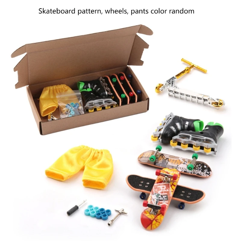SkateBoard Fingerboard Toy Professional Stents Fingers Skate Set Novelty Childre