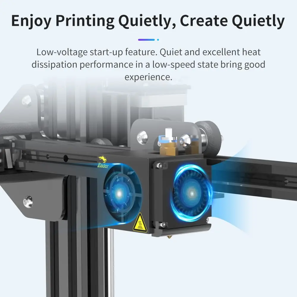 Фото Оригинальный комплект вентиляторов Creality Ender3 V3 SE 24 В, осевой вентилятор 2510 и вентилятор охлаждения 4010 для 3D-принтера Ender-3 V3 SE/Ender-3 V3 KE №2
