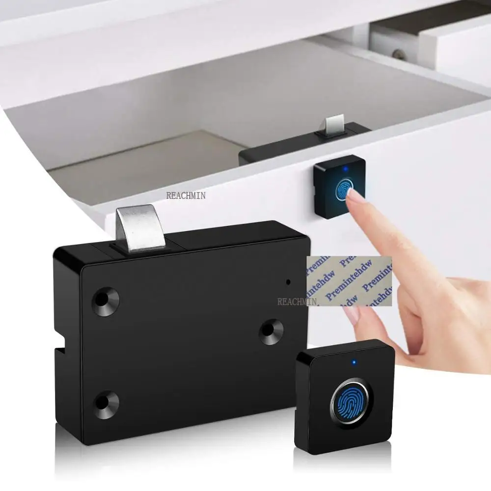 

Блокировка отпечатков пальцев электронная дверная Блокировка шкафа умная биометрическая Скрытая USB перезаряжаемая без ключа