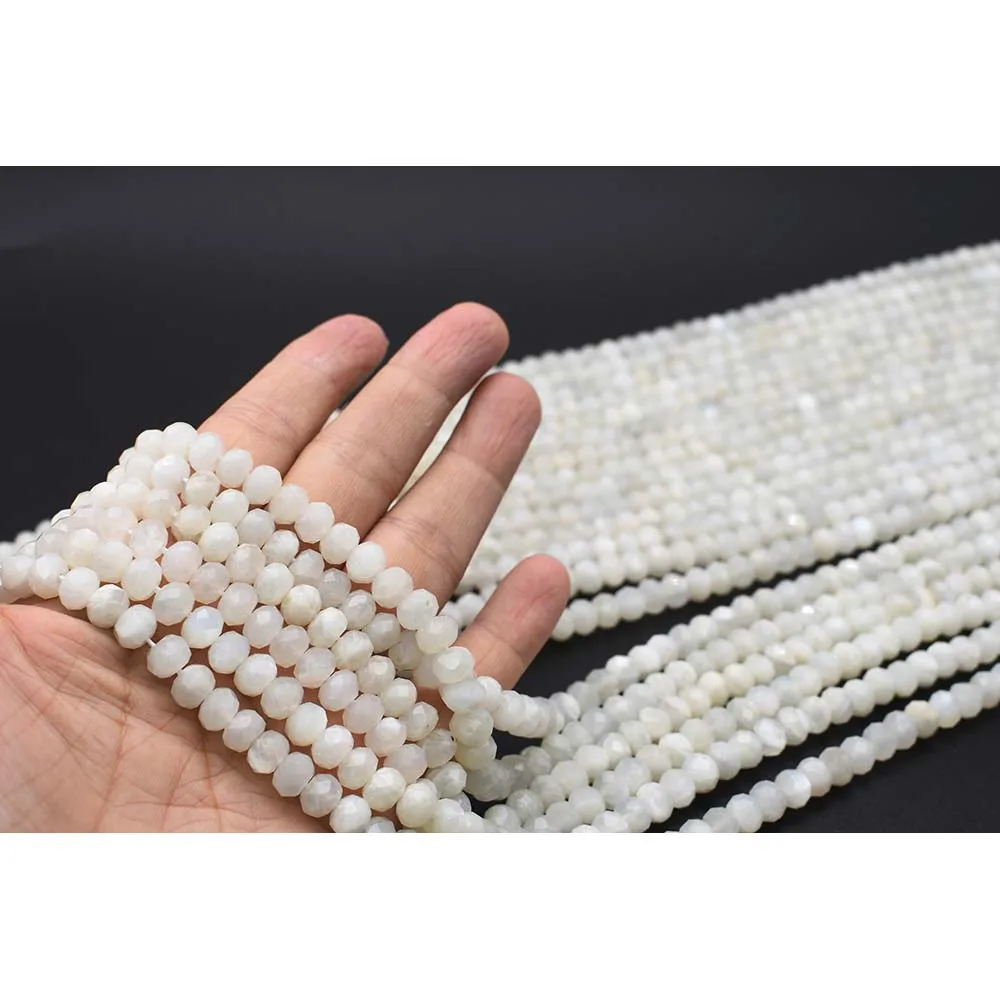 

Бусины Асимметричные из лунного камня, 5 х8 мм, 15 дюймов