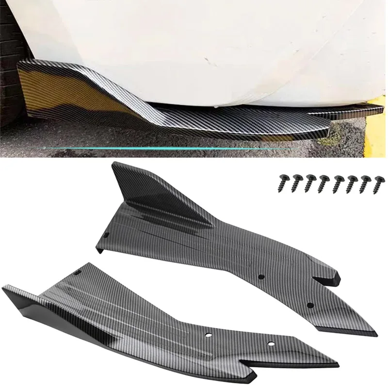 Задний бампер диффузор сплиттер защита Canard передний спойлер комплект кузова для