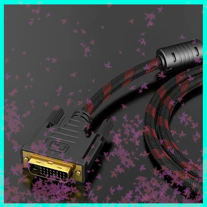 Высокоскоростной 1,5 м 1080p DVI к DVI 24 + 1 штекер, высокоскоростной золотой кабель «папа-папа», проекторный кабель, подключение компьютерного сигнала E3 (art.: 3920d24a7d3cb) - 3920d24a7d3cb
