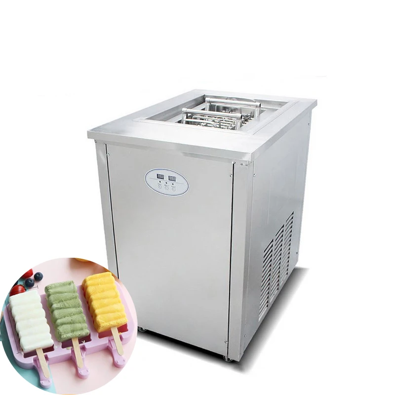 

Grey Stainless Steel Single Mode Ice Lolly Machine, Small, Mold Delivery