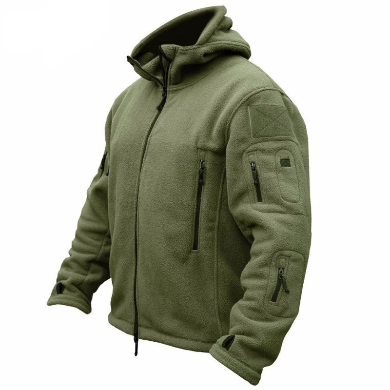 

Men Winter Thermal Fleece Tactical Male Jacket Outdoors Sports Hooded Coat Military Softshell Hiking Outdoor Army Jackets Mens