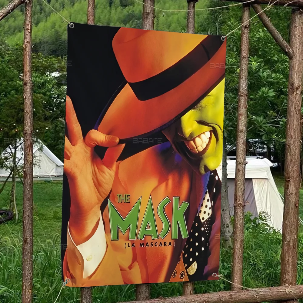 Маска Креативный узор Висячий флаг Полиэстер Печатный баннер Ручной