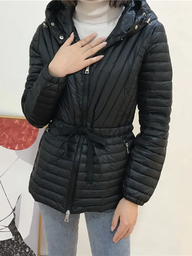New Women Casual Style Down Jacket White Duck Down Jackets Spring Autumn Coats And Parkas Female Outwear