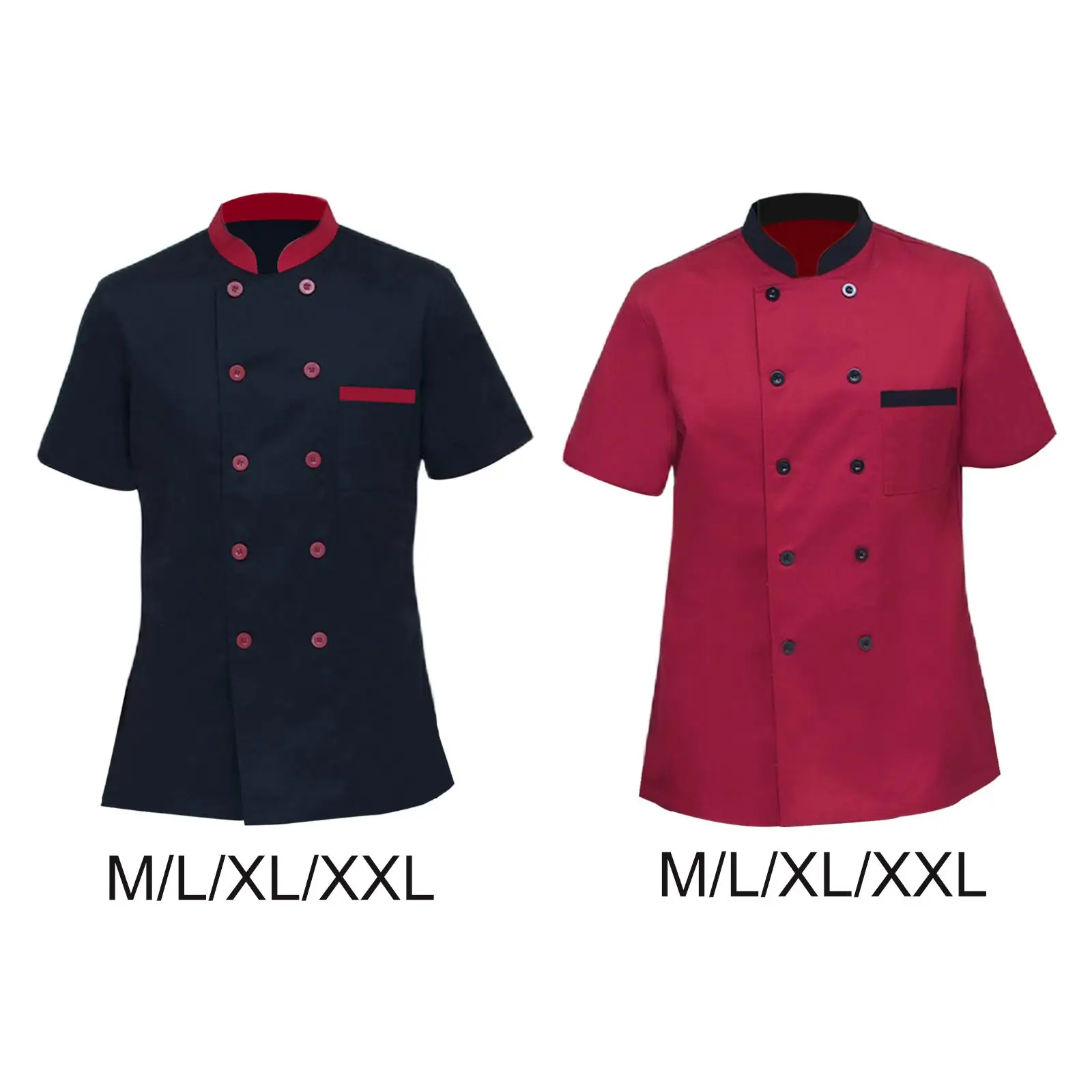 

Chef Clothes Breathable Cotton Sweat Absorption Skin Friendly for Pub Waiter