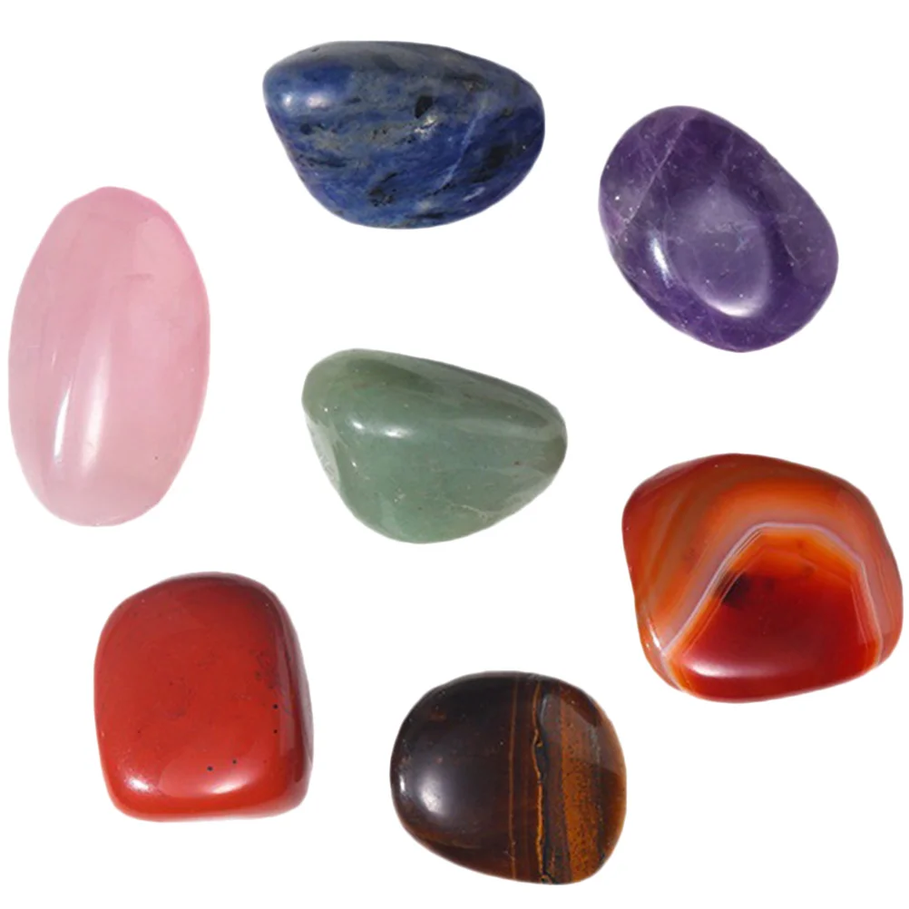 

7pcs Home Stones Decor Natural Stone Crystals Meditation Stones Stones Stones And