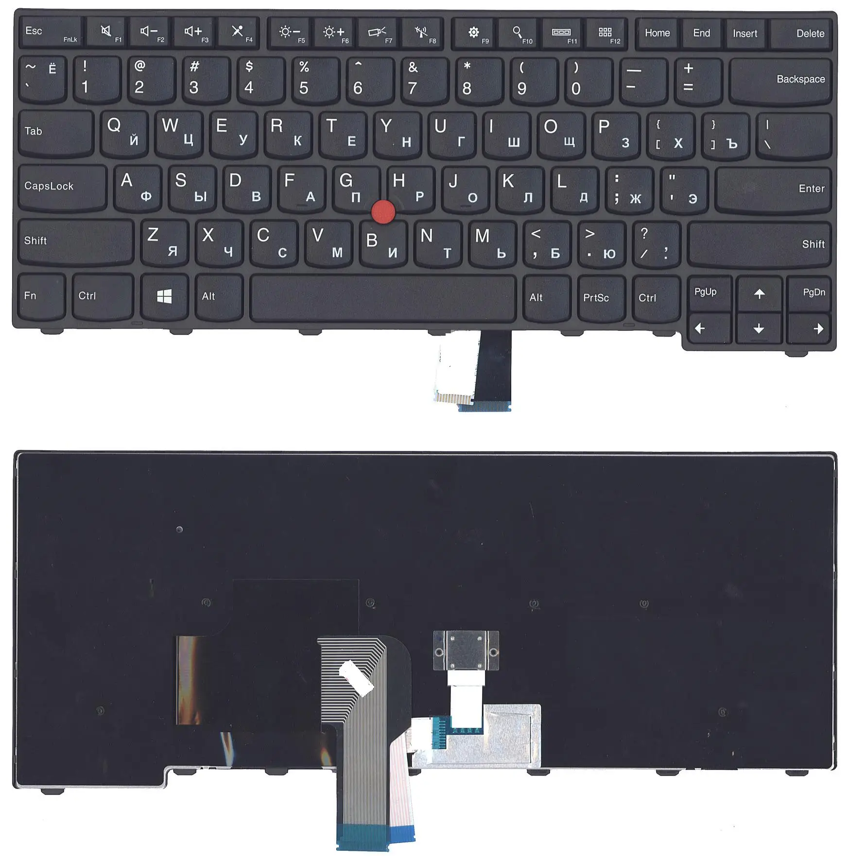 Клавиатура для ноутбука Lenovo ThinkPad T440 T440P T440S черная с указателем|Клавиатуры замены|