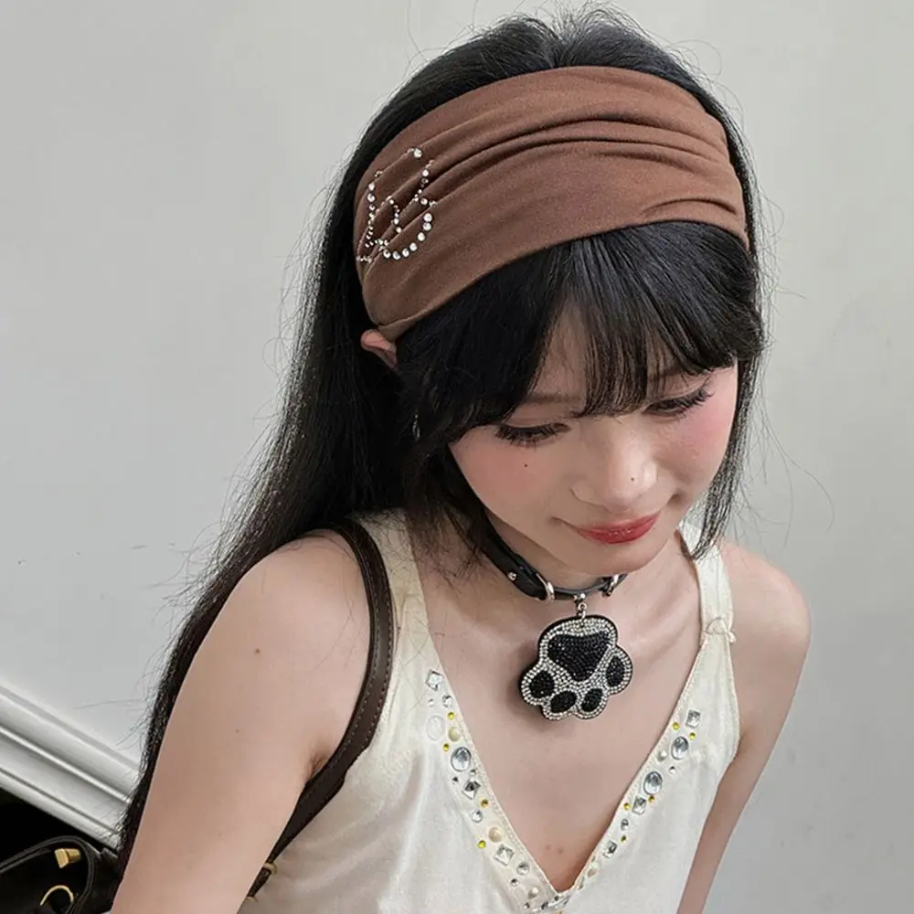 Вязаная вязаная повязка на голову для йоги спортивная волос мытья лица со