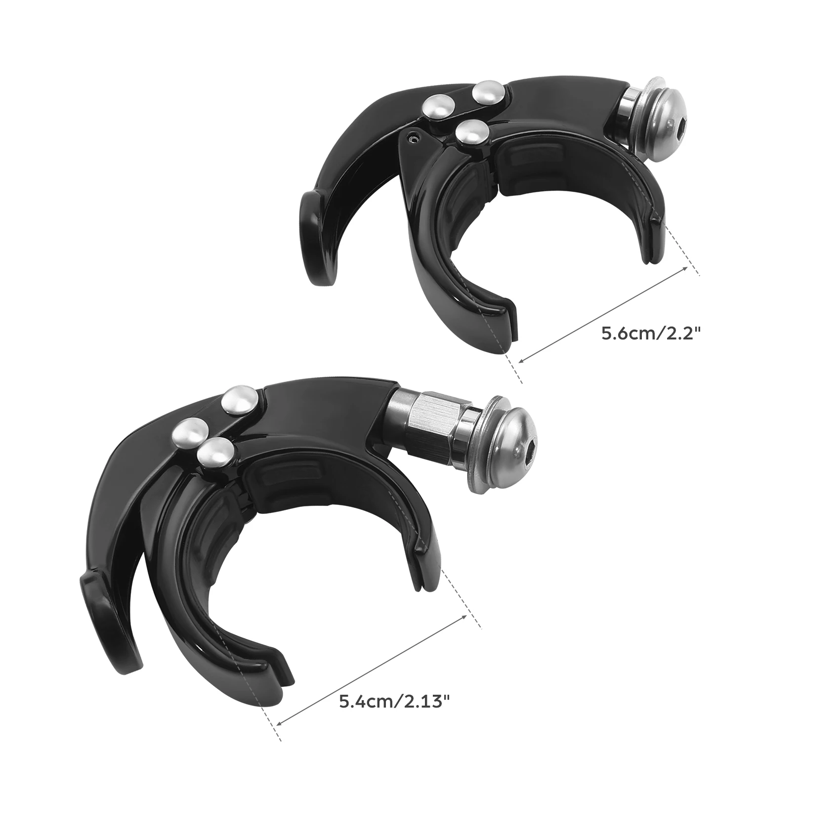 Хомуты на лобовое стекло 54 мм 56 для Harley Low Rider ST FXLRST S 2020-2024 Fat Bob 2018-2024 Sportster RH1250 2021-2024