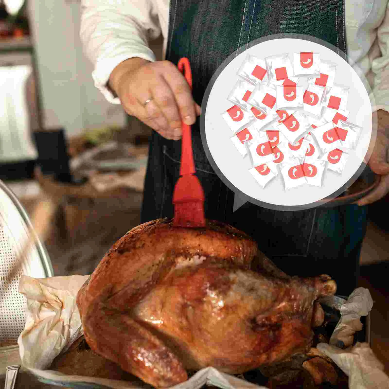 

50Pcs Cooking Bag Turkey Grilling Bag Roast Chicken Package Bags Meat Roasting Bags Turkey Cooking Bag Oven Toaster Bags