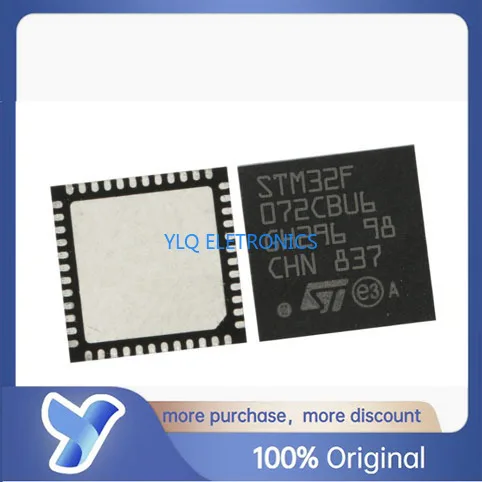 

Оригинальный новый чип интегральной схемы STM32F072CBU6 UQFN-48 -MCU