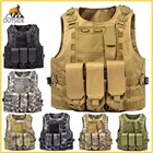 USMC страйкбол военный тактический жилет Molle Combat Assault Plate Carrier тактический жилет 7 цветов CS уличная одежда охотничий жилет