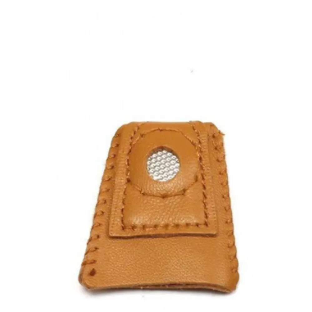 Наперсток для пальцев кожаный наперсток монет рукоделия Вязание швейный