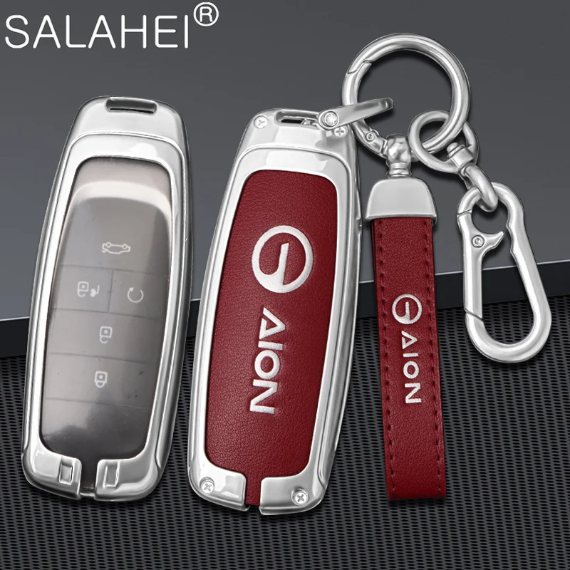 

Car Remote Key Fob Case Cover Protector Holder Shell For Gac New Energy Trumpchi Aion S V Y LX Keyless Keychain Accessories