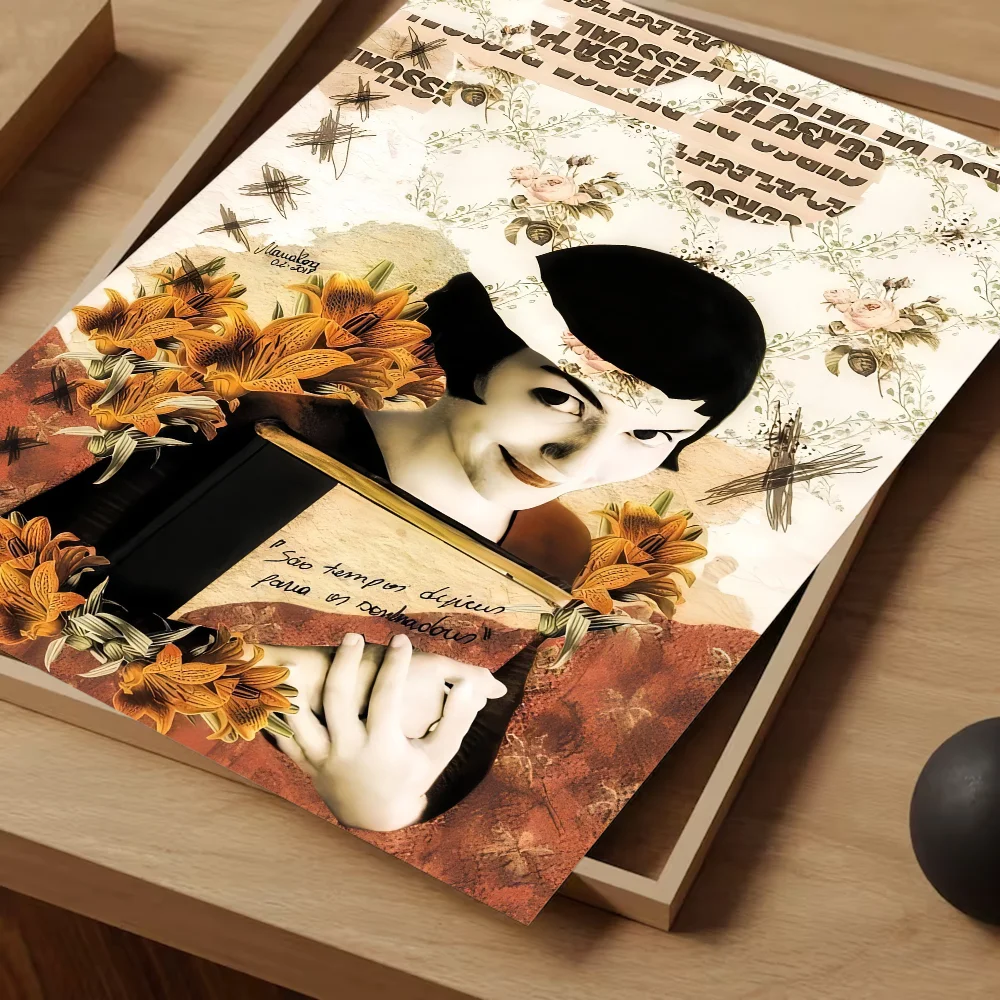 Классический фильм Амели белая бумага постер водостойкая бумажная наклейка