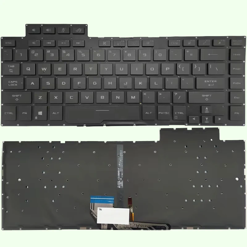 Клавиатура для ASUS ROG ZEPHYRUS GU502 GU502G GU502GU GU502GV GA502 GX502 GM502 с игровой раскладкой США