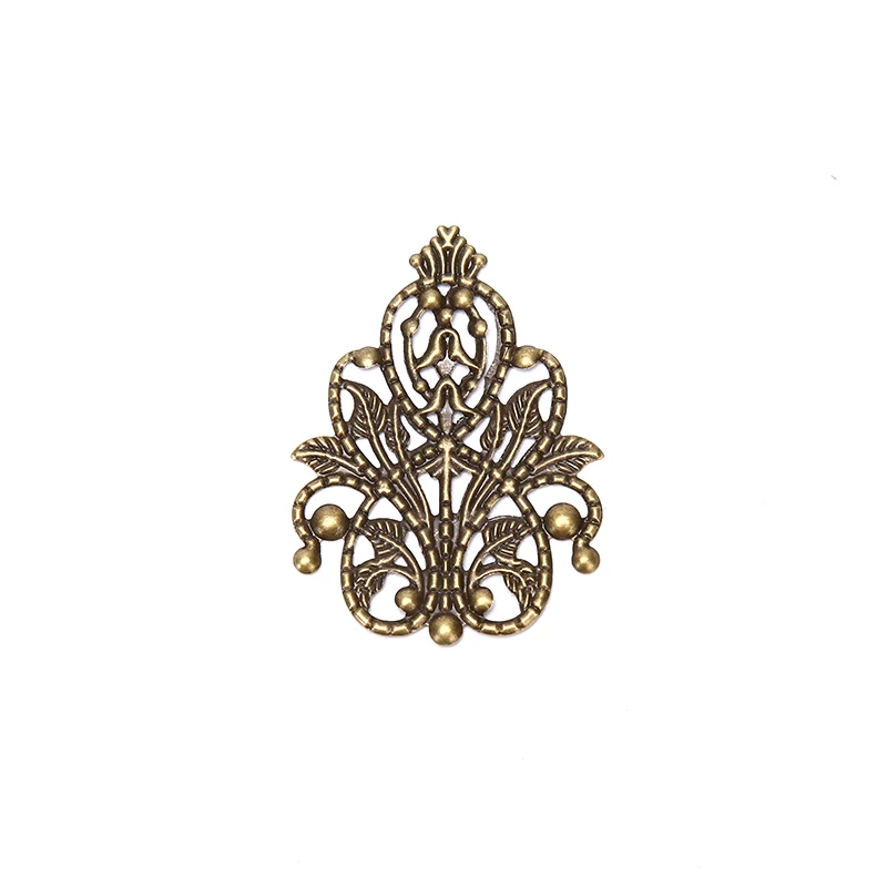 Филигранные бусины-гвоздики 10 мм 20 шт