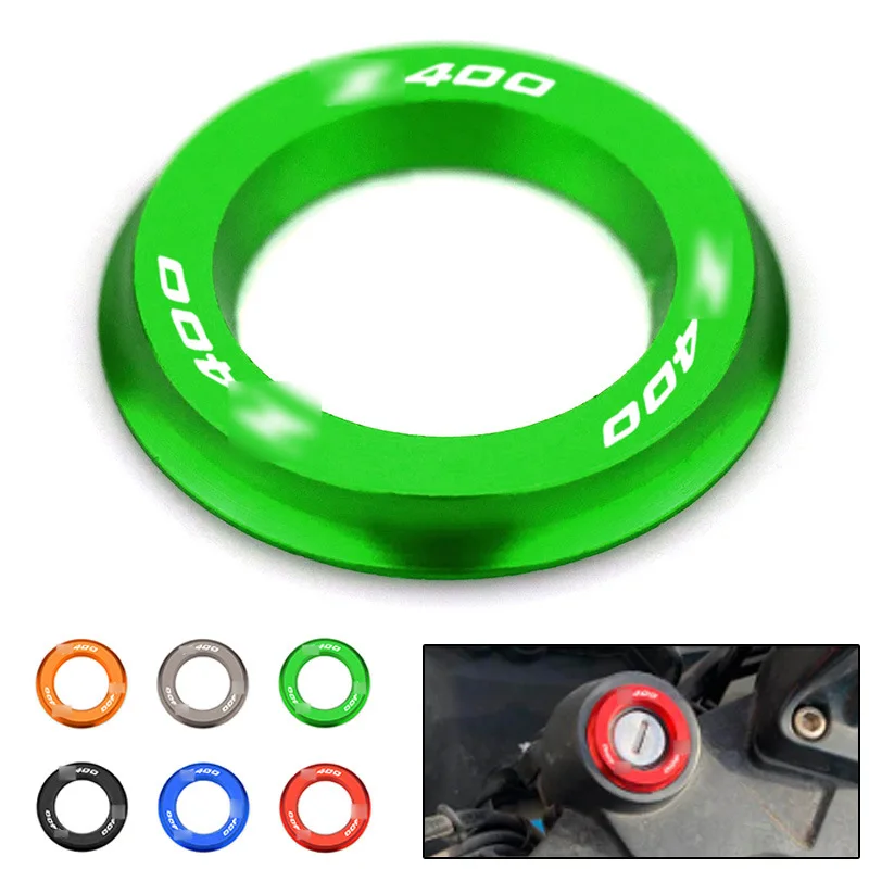 

Suitable for Kawasaki modified z400 aluminum alloy key ring ignition ring key hole ring modified accessories