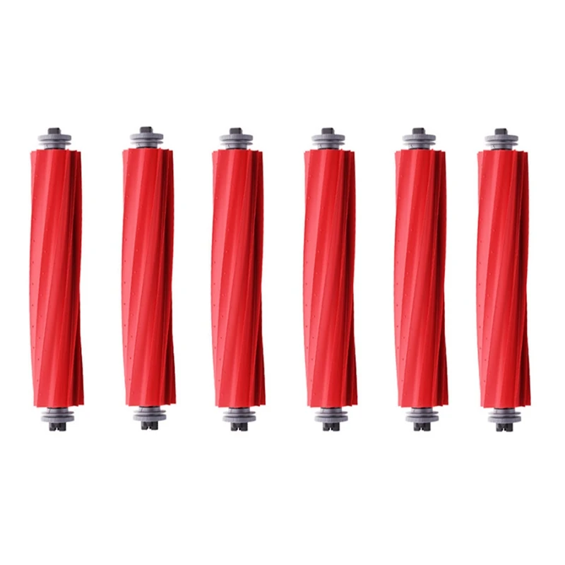 

6 Pieces For Roborock S7 T7S Plus G10 G10S Pro Removable Soft Main Brush Roborock Accessories Soft Main Brush