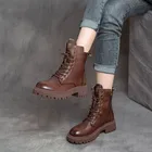 Женские ботинки до середины икры, на шнуровке и молнии, спортивная обувь на платформе и каблуке, Осень-зима 2021