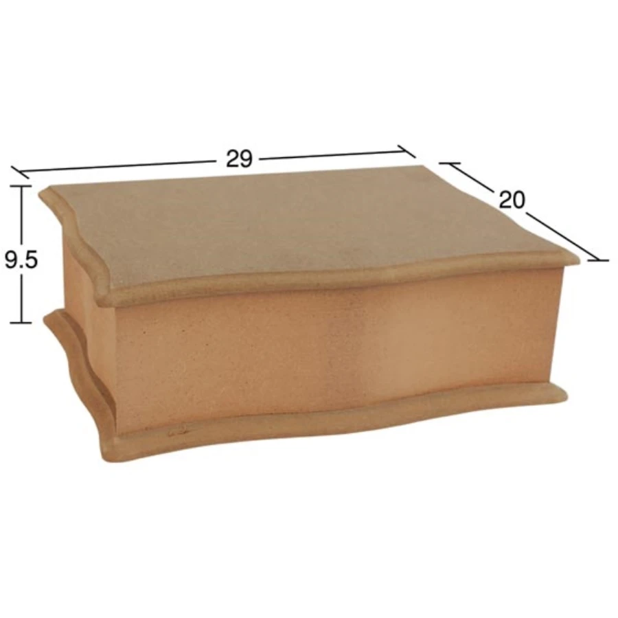 Неокрашенный ящик KU270 из необработанной древесины Mdf