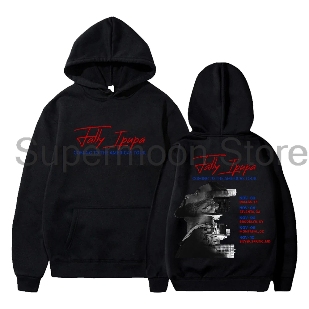 Fally Ipupa Coming to The Americas Tour Hoodie 2024 Long Sleeve Streetwear Women Men Hooded Sweatshirt Fashion Clothes