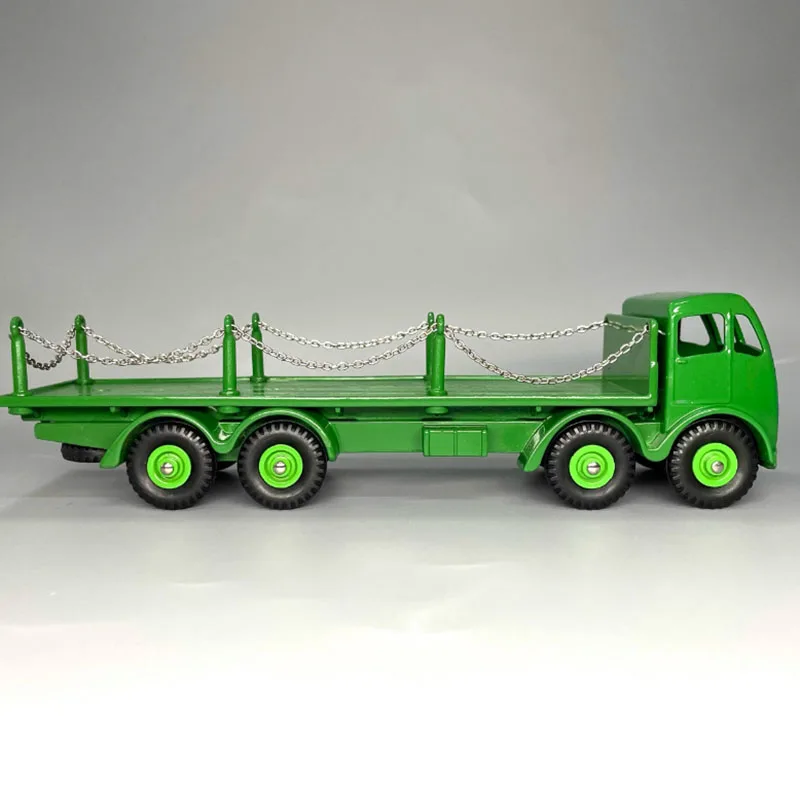 Фото Деревянный плоский грузовик Dinky Toys в масштабе 1:43, с цепями # Модель транспортера из сплава 905, классический сувенирный подарок для взрослых, статический дисплей №4
