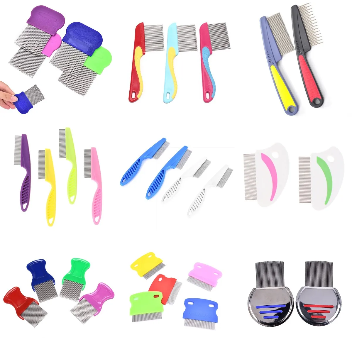 

1 шт., детский стальной гребень для защиты от вшей