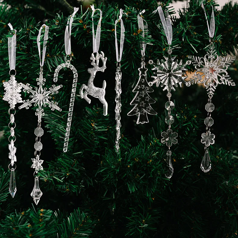 

Рождественские хрустальные снежинки