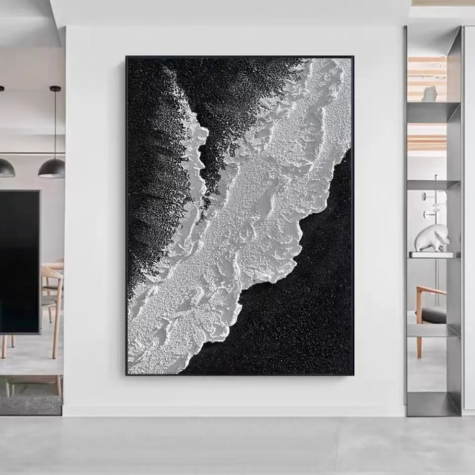 Ручная роспись современный абстрактный текстурированный акриловый холст