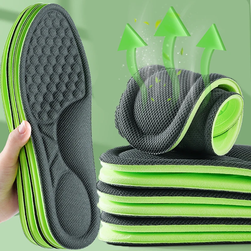 

4pcs Unisex Memory Foam Orthopedic Insoles Deodorizing Insole For Shoes Sports Absorbs Sweat Soft Antibacterial Shoe Accessories