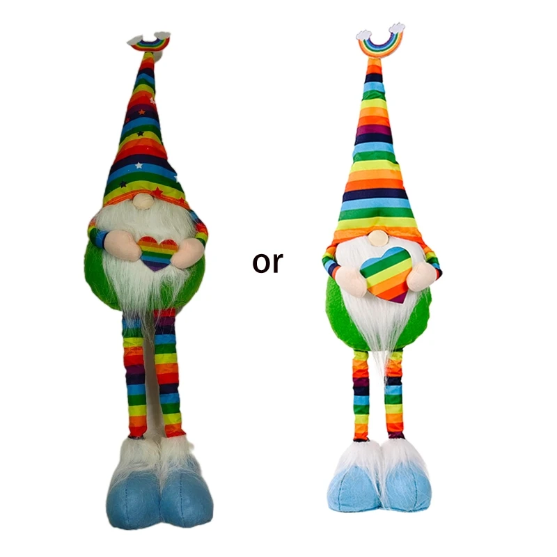 

Телескопический летний гном, Шведский ниссе, скандинавский эльф, декор карликовый, Радужный Гном